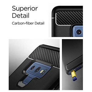Spigen Rugged Armor Cover Galaxy Note 9, assorbimento acustico e Nero opaco - Ilgrandebazar