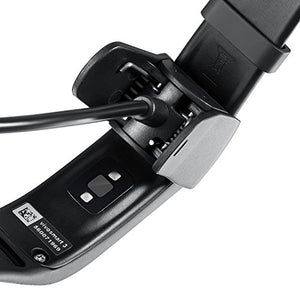 TUSITA Caricabatterie per Garmin Vivosmart 3 - Supporto Cavo di Ricarica...