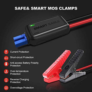 NWOUIIAY Avviatore di Emergenza Impermeabile Jump Starter 12V 1000A Corrente... - Ilgrandebazar