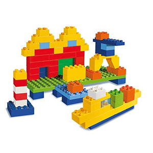 Unicoplus 8933-0Max Parco Giochi E Costruzioni Con Cestina - 120 Pezzi Compatibili - Made In Italy - Età 1.5-5 Anni