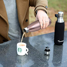 Carica l&#39;immagine nel visualizzatore di Gallery, Sportneer® Bottiglia Acqua in Acciaio Inox, Portatile 750ml, Nuovo Oro Rosa - Ilgrandebazar