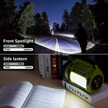 Carica l'immagine nel visualizzatore di Gallery, LE Lanterna da Campeggio Ricaricabile USB, Torcia a LED CREE 1000 lumen,...