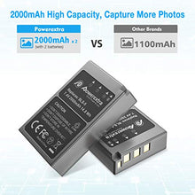 Carica l&#39;immagine nel visualizzatore di Gallery, Powerextra - Set di 2 batterie sostitutive BLS-50 e caricabatterie doppio...