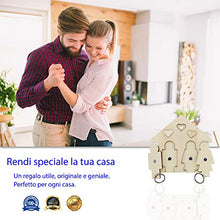 Carica l&#39;immagine nel visualizzatore di Gallery, Portachiavi Coppia Casa Eco Legno Personalizzabile 2.0 Idea Regalo Originale... - Ilgrandebazar