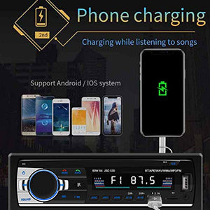 [Nuova Versione] Andven Autoradio Bluetooth, 4x60W Auto Stereo Audio...