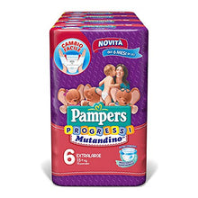 Carica l&#39;immagine nel visualizzatore di Gallery, Pampers Progressi Mutandino XL, 60 Pannolini, Taglia 6 (15+ Kg) - Ilgrandebazar