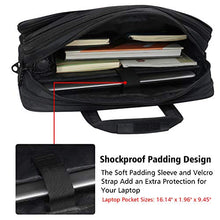 Carica l&#39;immagine nel visualizzatore di Gallery, Taygeer Borsa da 17 pollici per laptop, borsa Messenger espandibile per...