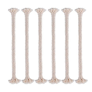 (Dia.7mm) 50 Pezzi 15cm Stoppino per Lampada Olio Alcool Stoppini in Cotone...