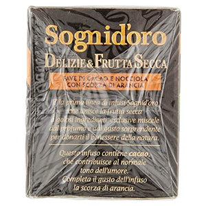 Sogni Doro Tisana Delizie&Frutta Secca Fave Cacao e Nocciola con Scorza di...