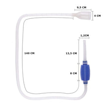 Carica l'immagine nel visualizzatore di Gallery, Komi - Sifone Aspirarifiuti Aspira Rifiuti Tubo Flessibile Pompa Manuale per... - Ilgrandebazar