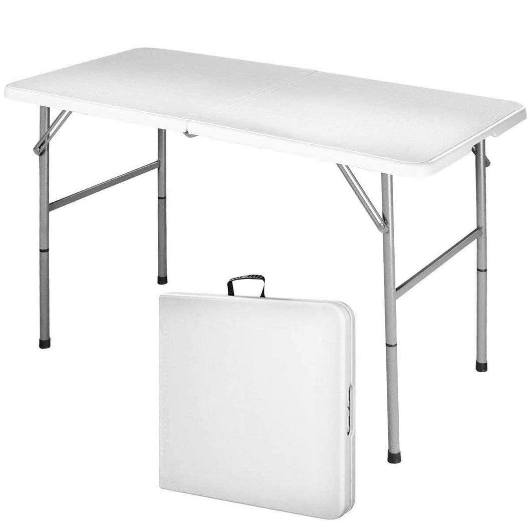 MaxxGarden - Tavolo Pieghevole da Campeggio, Giardino, con S, Bianco - Ilgrandebazar