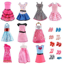 Carica l'immagine nel visualizzatore di Gallery, AiteFeir Abiti Barbie 20 Articoli Inclusi 10 Pezzi Moda Casual 20 articoli