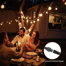 Carica l'immagine nel visualizzatore di Gallery, ROVLAK Catena Luminosa Esterno - 9,5M G40 LED Catena Luci da Giardino Impermeabile con 25+3 Lampadine, 2700K Catena Luminosa Decorazione per Esterni Interni Giardino Matrimonio Festa