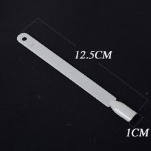 Carica l&#39;immagine nel visualizzatore di Gallery, 200pz Espositore a Ventaglio per Unghie Finte Bianco Falso Tip A - Ilgrandebazar