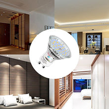 Carica l&#39;immagine nel visualizzatore di Gallery, Lampadine LED GU10, 5Watt Pari ad alogene da 60Watt, Luce Bianca Fredda 6000K