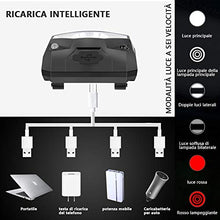 Carica l'immagine nel visualizzatore di Gallery, SUVOM Lampada Frontale LED USB Ricaricabile,2 Pezzi Lampade da Testa Ultra...