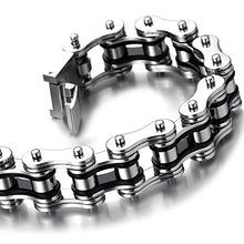 Carica l&#39;immagine nel visualizzatore di Gallery, COOLSTEELANDBEYOND Alta qualità - Braccialetto Catenina di Bicicletta - 01 - Ilgrandebazar