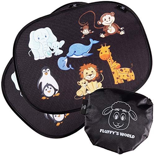 Fluffy's World Tendine parasole Auto bambini - tendina auto -con...