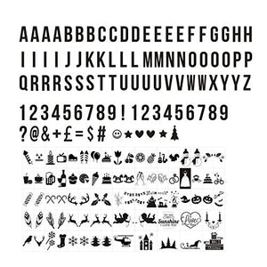 Adoric Lampada LED Lightbox di Luce bianca con 96 lettere per Natale,Casa,... - Ilgrandebazar