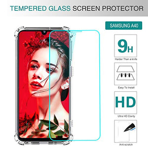 LeYi per Cover Samsung Galaxy A40 Custodia con EU GZRD SJFS Sam Clear - Ilgrandebazar