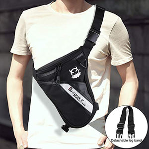 Fansport Marsupio Gamba Uomo Cosciale Moto da Borsa Gamba...