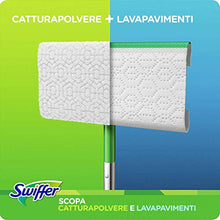 Carica l&#39;immagine nel visualizzatore di Gallery, Swiffer Starter Kit Scopa con 1 Manico, 8 Panni Asciutti e 3 Umidi,...