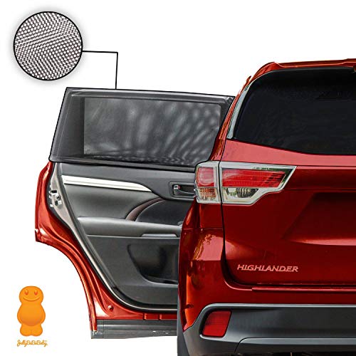 JELLYBABABABY - Confezione Da 2 Tendine Parasole Auto Nere per Oscuramento... - Ilgrandebazar