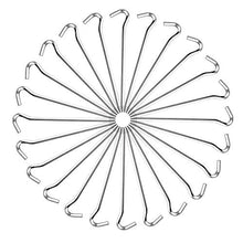 Carica l'immagine nel visualizzatore di Gallery, Tenda Picchetti in Metallo, 15 PCS Pioli Acciaio per Tende, per...