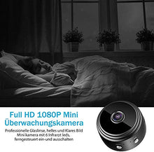 Carica l&#39;immagine nel visualizzatore di Gallery, Mini telecamera di sorveglianza, WiFi Full HD 1080P WLAN con rilevazione di...