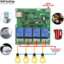 Carica l&#39;immagine nel visualizzatore di Gallery, Newgoal WiFi Relè jog momentaneo/Interruttore autobloccante Modulo Dc4-ew