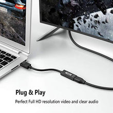 Carica l&#39;immagine nel visualizzatore di Gallery, ICZI Adattatore DisplayPort a HDMI 1080P, Cavo DP Maschio su Femmina,...