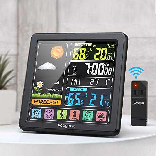 Koogeek Stazione Meteo Wireless Orologio Digitale Multifunzionale con...