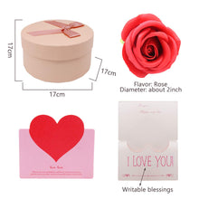 Carica l&#39;immagine nel visualizzatore di Gallery, SPECOOL Regali di San Valentino per lei,Sapone Fiore Rosa Candela Set1 - Ilgrandebazar