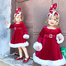 Carica l'immagine nel visualizzatore di Gallery, Loalirando Abiti di Natale Bambina Neonata a Manica Lunga Vestiti Bambina Invernali Costume di Natale Bambina
