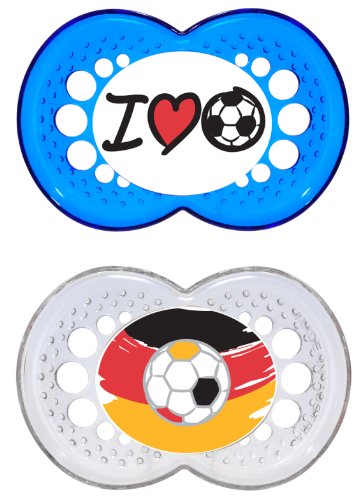 MAM 66706006 - Original, Ciuccio in silicone 16+ mesi, motivo: calcio - Ilgrandebazar