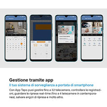 Carica l'immagine nel visualizzatore di Gallery, TP-Link Telecamera Wi-Fi Interno, Videocamera sorveglianza 1080P, Visione Notturna, Audio Bidirezionale, Notifiche in tempo reale del sensore di movimento(Tapo C200)