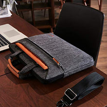 Carica l&#39;immagine nel visualizzatore di Gallery, DOMISO 17.3 Pollici Borsa a Tracolla per Laptop Pollici, Marrone