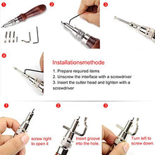 Carica l'immagine nel visualizzatore di Gallery, AMIGOB 13-in-1Strumenti Artigianali in Pelle, Aghi Attrezzi per Cucire 13pcs