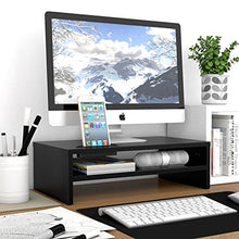 Carica l'immagine nel visualizzatore di Gallery, BONTEC Supporto per Monitor in Legno, da Scrivania con...