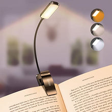 Carica l'immagine nel visualizzatore di Gallery, Gritin Lampada da Lettura, Luce Lettura Ricaricabile USB con 9 LED 3 modalità, Dimmerabile Senza Livelli, Lampada Luce Libro Portatile con Clip, Ideale per E-Reader, Studio, Letto, Viaggi, Tablet