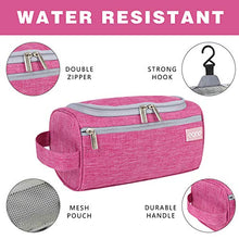 Carica l&#39;immagine nel visualizzatore di Gallery, Eono by Amazon - Beauty Case da Viaggio Appendibile Borsa per Toilette Fucsia