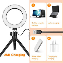 Carica l&#39;immagine nel visualizzatore di Gallery, Luce ad Anello LED, Eletorot 6” Ring Light Lampada per Selfie Estetista...
