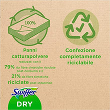 Carica l'immagine nel visualizzatore di Gallery, Swiffer Lavapavimenti Cattura Polvere Dry, 1 Scopa, 2 Panni Asciutti, Pulizia Igienica Profonda, Intrappola Polvere e Peli, per Tutti Tipi di Pavimenti, Starter Kit