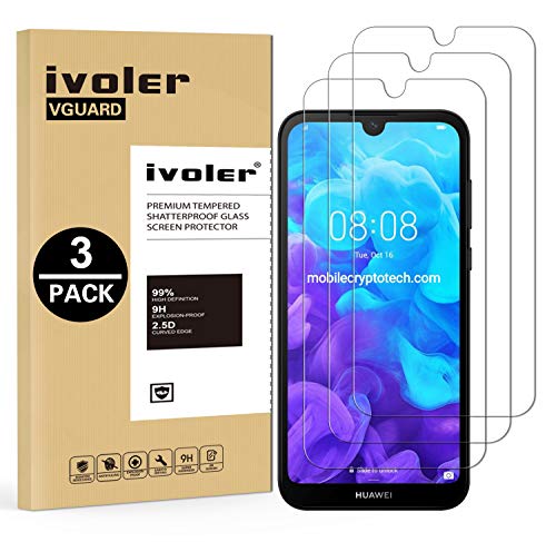 VGUARD [3 Pack] Pellicola Vetro Temperato per Huawei Y5 2019 / Honor...