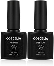 Carica l&#39;immagine nel visualizzatore di Gallery, Saint-Acior Kit per Unghie Ricostruzione Base Coat e Top Coat Smalto in Gel per Unghie ricostruzione Nail art DIY