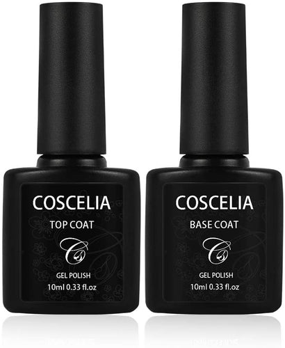 Saint-Acior Kit per Unghie Ricostruzione Base Coat e Top Coat Smalto in Gel per Unghie ricostruzione Nail art DIY