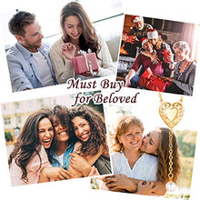 Carica l&#39;immagine nel visualizzatore di Gallery, U7 Collana Personalizzata Donna Pendente Medaglione 10 Lunga - Rosa - Ilgrandebazar