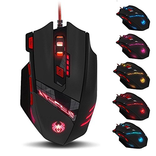 ZELOTES T90 Mouse da Gioco, ad Alta Precisione 9200 DPI Gaming con...