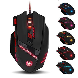 ZELOTES T90 Mouse da Gioco, ad Alta Precisione 9200 DPI Gaming con...