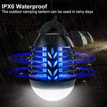 Carica l&#39;immagine nel visualizzatore di Gallery, ROVLAK Zanzariera Elettrica Esterno 2-in-1 Lampada Antizanzare USB +...